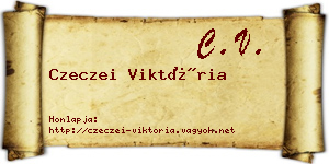 Czeczei Viktória névjegykártya