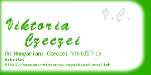 viktoria czeczei business card